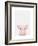 Piglet Bubble Gum-Leah Straatsma-Framed Art Print