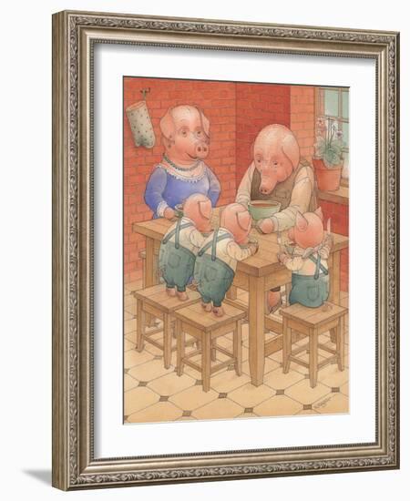 Pigs, 2005-Kestutis Kasparavicius-Framed Giclee Print