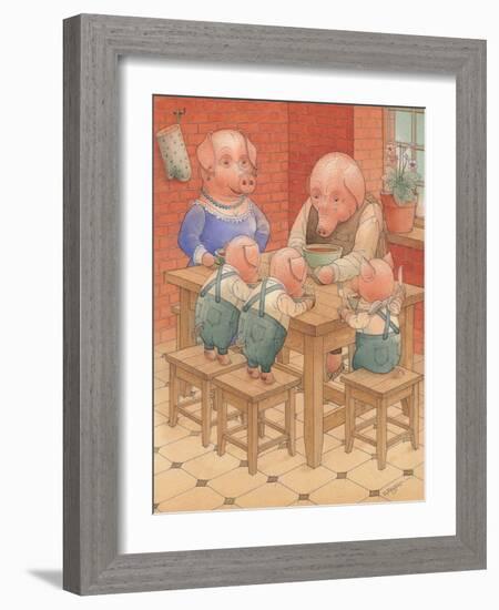 Pigs, 2005-Kestutis Kasparavicius-Framed Giclee Print