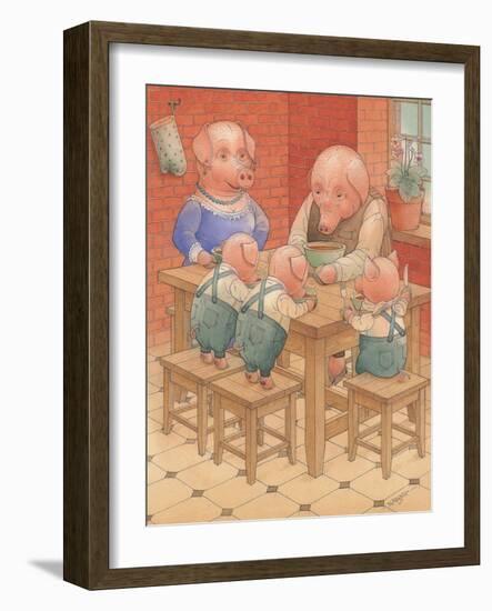 Pigs, 2005-Kestutis Kasparavicius-Framed Giclee Print