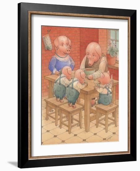 Pigs, 2005-Kestutis Kasparavicius-Framed Giclee Print