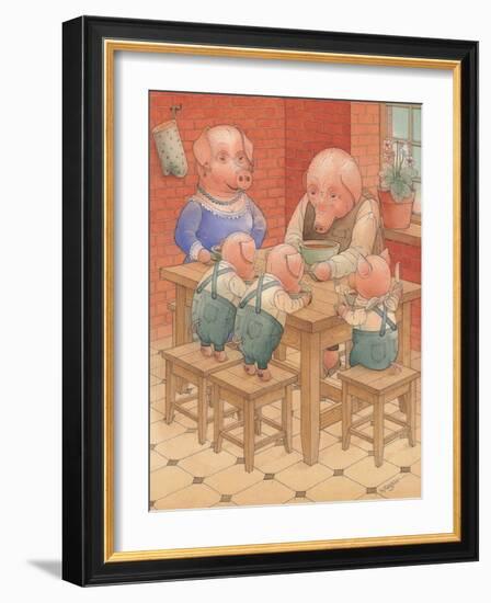 Pigs, 2005-Kestutis Kasparavicius-Framed Giclee Print