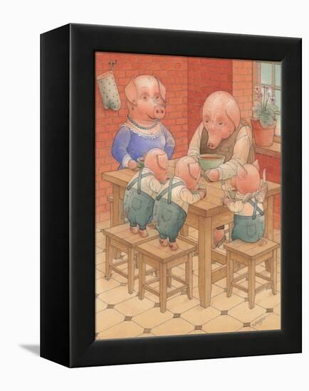 Pigs, 2005-Kestutis Kasparavicius-Framed Premier Image Canvas