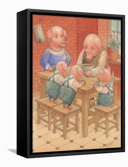 Pigs, 2005-Kestutis Kasparavicius-Framed Premier Image Canvas