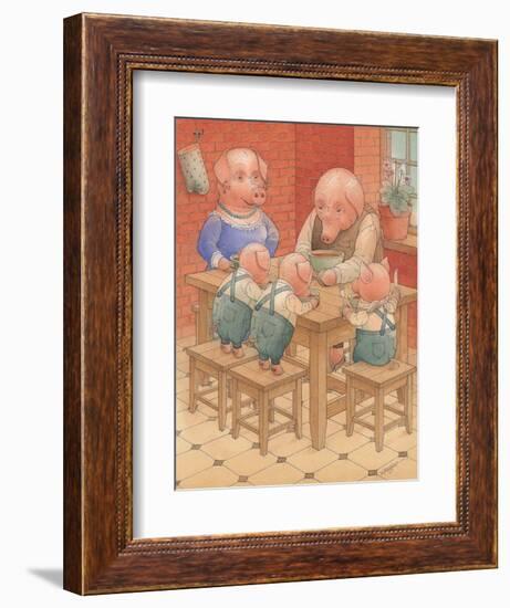 Pigs, 2005-Kestutis Kasparavicius-Framed Giclee Print