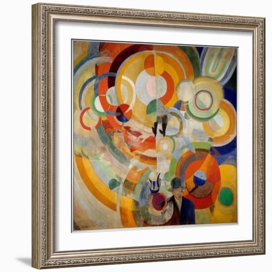 Pigs Manege (Or Electric Manege), 1922 (Oil on Canvas)-Robert Delaunay-Framed Giclee Print