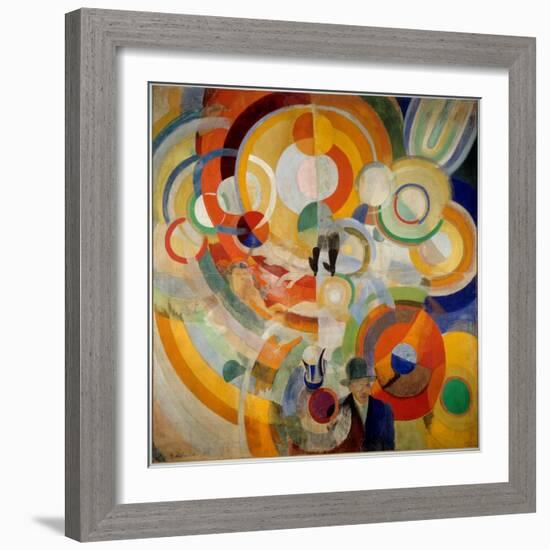 Pigs Manege (Or Electric Manege), 1922 (Oil on Canvas)-Robert Delaunay-Framed Giclee Print