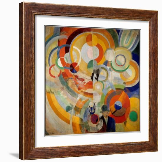 Pigs Manege (Or Electric Manege), 1922 (Oil on Canvas)-Robert Delaunay-Framed Giclee Print