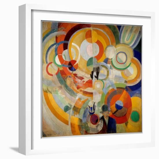 Pigs Manege (Or Electric Manege), 1922 (Oil on Canvas)-Robert Delaunay-Framed Giclee Print