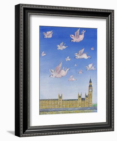 Pigs Might Fly-Rebecca Campbell-Framed Giclee Print