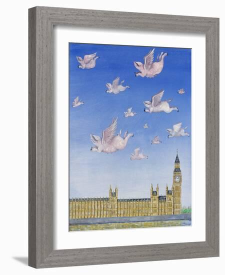 Pigs Might Fly-Rebecca Campbell-Framed Giclee Print