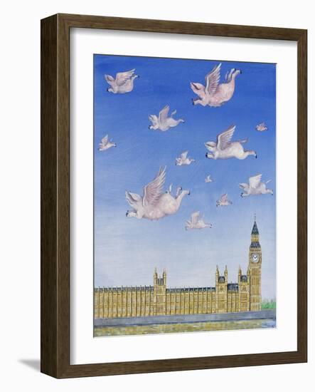 Pigs Might Fly-Rebecca Campbell-Framed Giclee Print