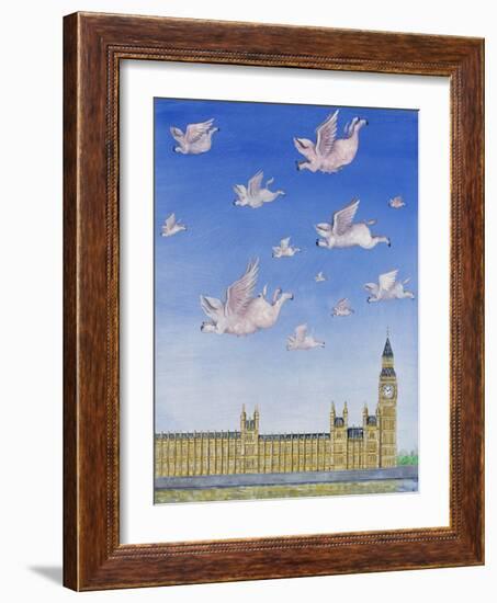 Pigs Might Fly-Rebecca Campbell-Framed Giclee Print