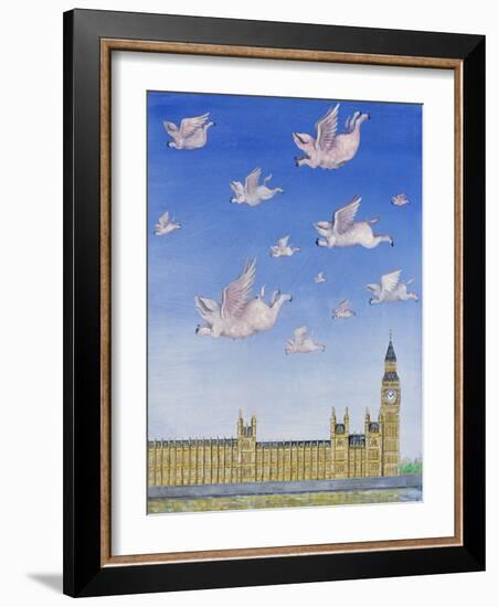 Pigs Might Fly-Rebecca Campbell-Framed Giclee Print