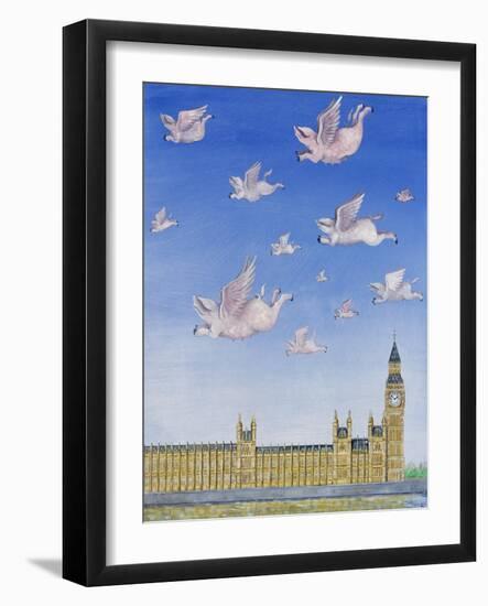 Pigs Might Fly-Rebecca Campbell-Framed Giclee Print