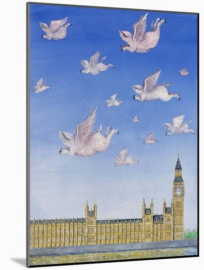 Pigs Might Fly-Rebecca Campbell-Mounted Giclee Print