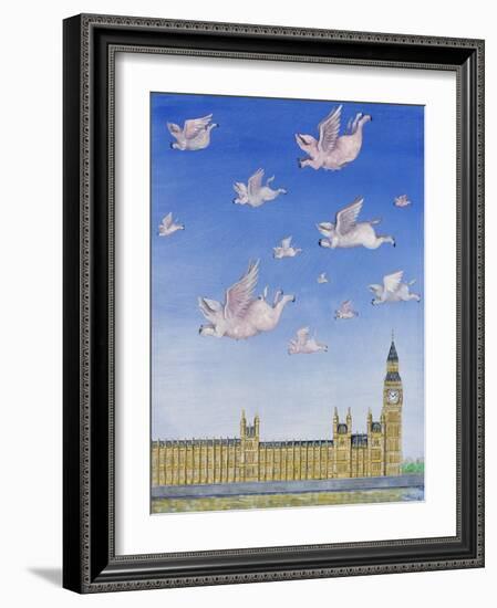 Pigs Might Fly-Rebecca Campbell-Framed Giclee Print