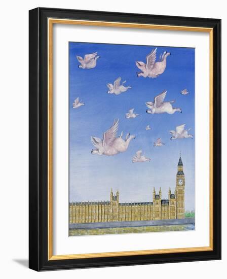 Pigs Might Fly-Rebecca Campbell-Framed Giclee Print