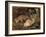 Pigsty, Nursery; Schweinekoben, Wochenstube, 1887 (Oil on Board)-Max Liebermann-Framed Giclee Print