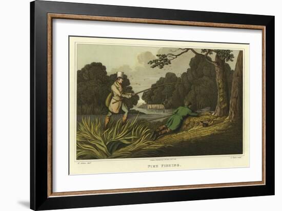 Pike Fishing-Henry Thomas Alken-Framed Giclee Print