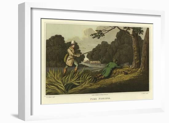 Pike Fishing-Henry Thomas Alken-Framed Giclee Print