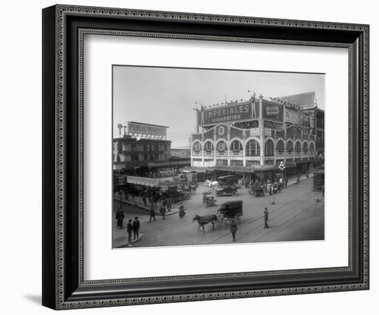 Pike Place Market Photograph - Seattle, WA-Lantern Press-Framed Art Print