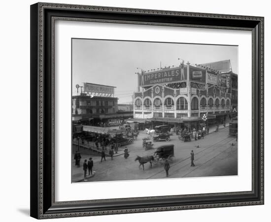 Pike Place Market Photograph - Seattle, WA-Lantern Press-Framed Art Print