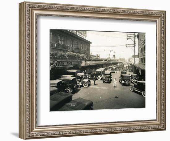 Pike Place Market, Seattle, 1924-Asahel Curtis-Framed Giclee Print