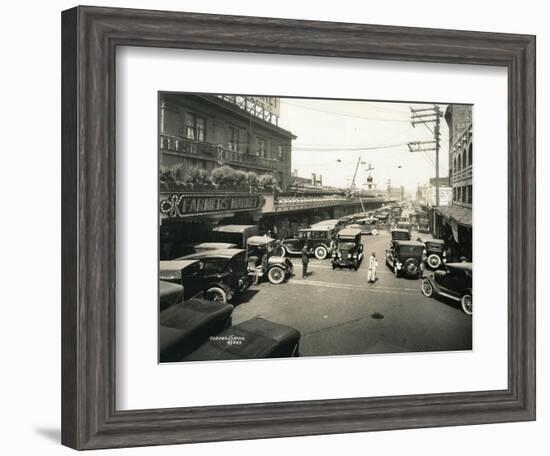 Pike Place Market, Seattle, 1924-Asahel Curtis-Framed Giclee Print