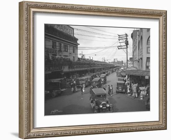 Pike Place Market, Seattle, WA, 1931-Ashael Curtis-Framed Giclee Print