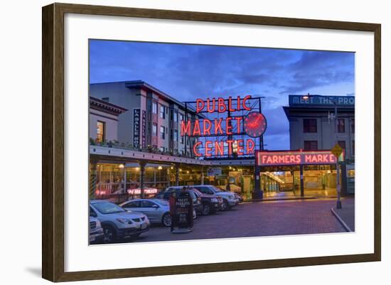 Pike Place Market, Seattle, Washington State, United States of America, North America-Richard Cummins-Framed Photographic Print