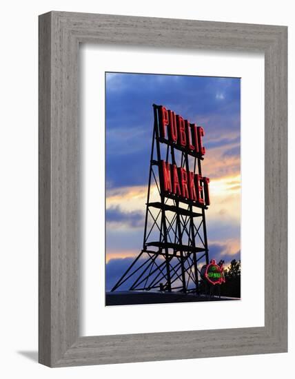 Pike Place Market, Seattle, Washington State, United States of America, North America-Richard Cummins-Framed Photographic Print