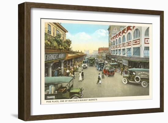 Pike Place Market, Seattle, Washington-null-Framed Art Print