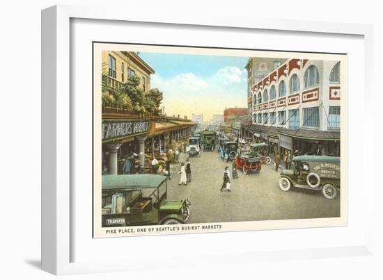 Pike Place Market, Seattle, Washington-null-Framed Art Print