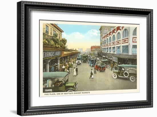 Pike Place Market, Seattle, Washington-null-Framed Art Print