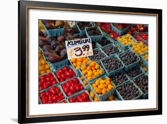 Pike Place Market Signs, Seattle, Washington, USA-Jamie & Judy Wild-Framed Photographic Print