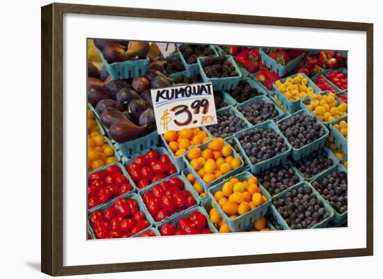 Pike Place Market Signs, Seattle, Washington, USA-Jamie & Judy Wild-Framed Photographic Print