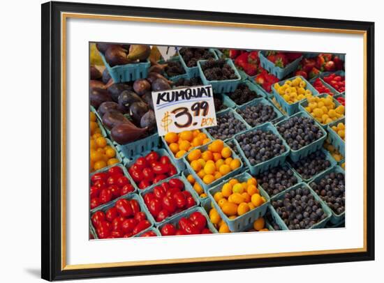 Pike Place Market Signs, Seattle, Washington, USA-Jamie & Judy Wild-Framed Photographic Print