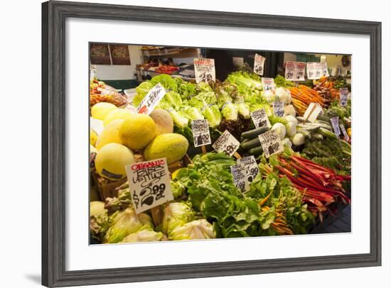 Pike Place Market Signs, Seattle, Washington, USA-Jamie & Judy Wild-Framed Photographic Print