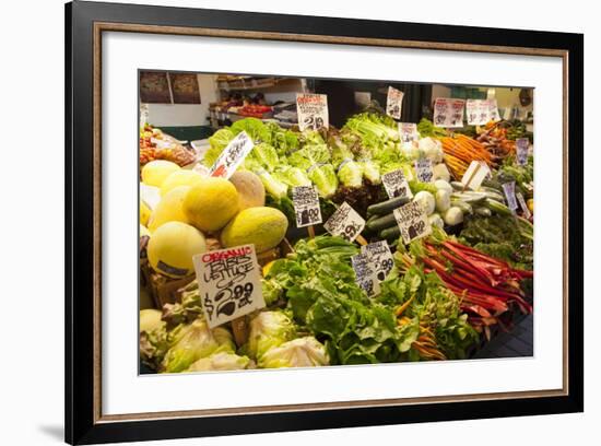 Pike Place Market Signs, Seattle, Washington, USA-Jamie & Judy Wild-Framed Photographic Print