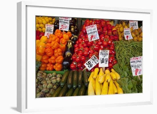 Pike Place Market Signs, Seattle, Washington, USA-Jamie & Judy Wild-Framed Photographic Print