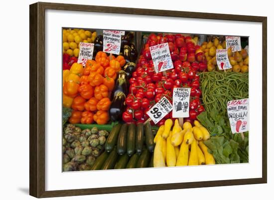 Pike Place Market Signs, Seattle, Washington, USA-Jamie & Judy Wild-Framed Photographic Print