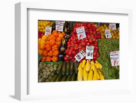 Pike Place Market Signs, Seattle, Washington, USA-Jamie & Judy Wild-Framed Photographic Print