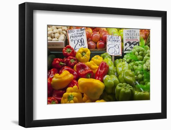 Pike Place Market Signs, Seattle, Washington, USA-Jamie & Judy Wild-Framed Photographic Print