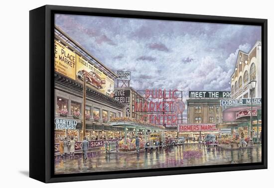 Pike Place Market-Stanton Manolakas-Framed Premier Image Canvas