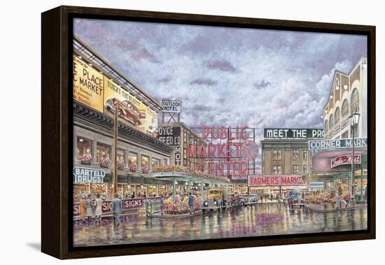 Pike Place Market-Stanton Manolakas-Framed Premier Image Canvas
