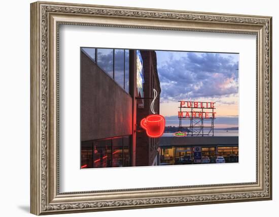 Pike Place Public Market Center, Seattle, Wa, USA-Stuart Westmorland-Framed Photographic Print