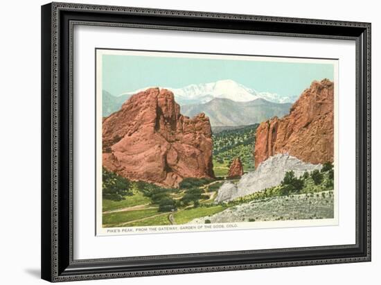 Pike's Peak, Colorado-null-Framed Art Print