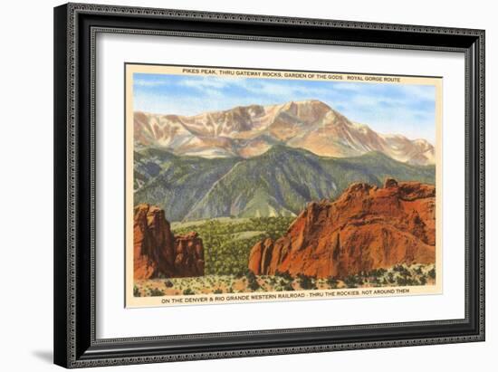 Pike's Peak, Colorado-null-Framed Art Print