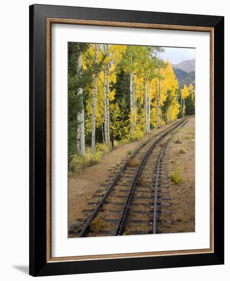 Pikes Peak Cog Railway, Manitou Springs, Colorado Springs, Colorado, USA-Cindy Miller Hopkins-Framed Photographic Print